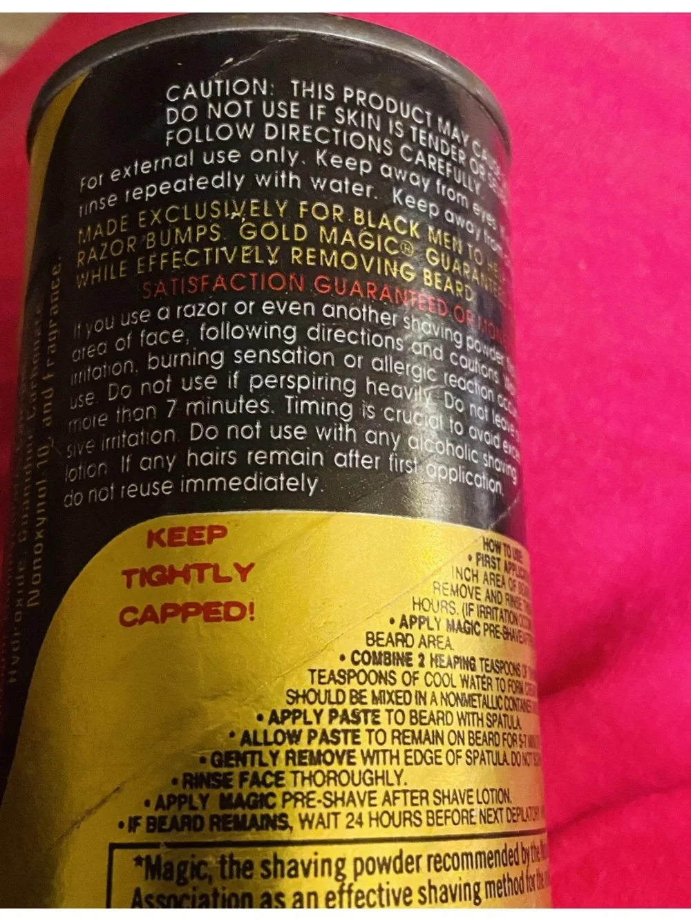 Magic Razorless Vtg Shaving Men, Magic Shaving Powder Fragrance, Coarse Textured